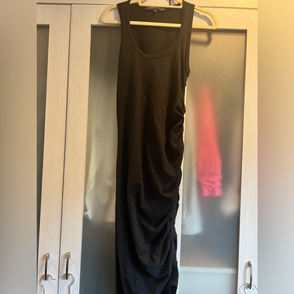 Veronica Beard (jeans) ruched midi dress